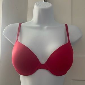 PINK Red Push-up Bra